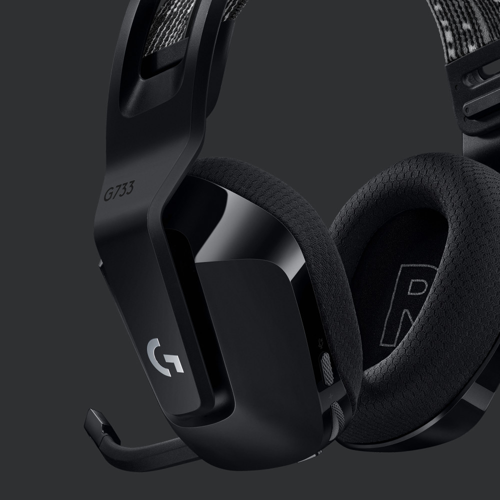 Produktbild för Logitech G G733 Headset Trådlös Huvudband Spela Svart