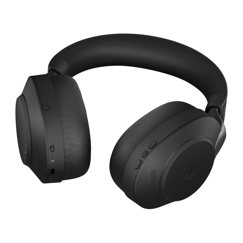 Produktbild för Jabra Evolve2 85, MS Stereo Headset Kabel & Trådlös Huvudband Kontor/callcenter USB Type-A Bluetooth Svart