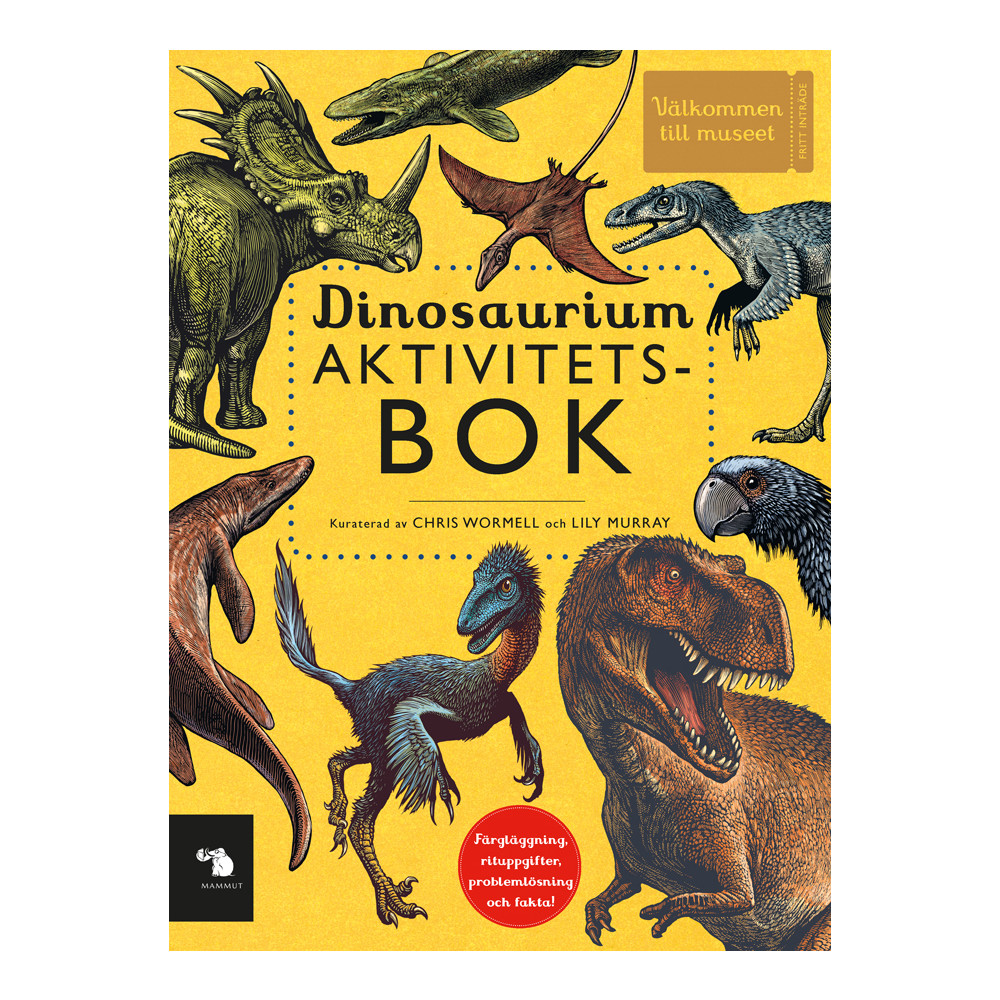 Produktbild för Dinosaurium Aktivitetsbok (häftad)