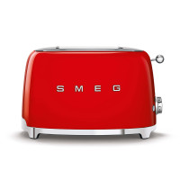 Produktbild för Smeg 50's Style Brödrost TSF01RDEU (röd)