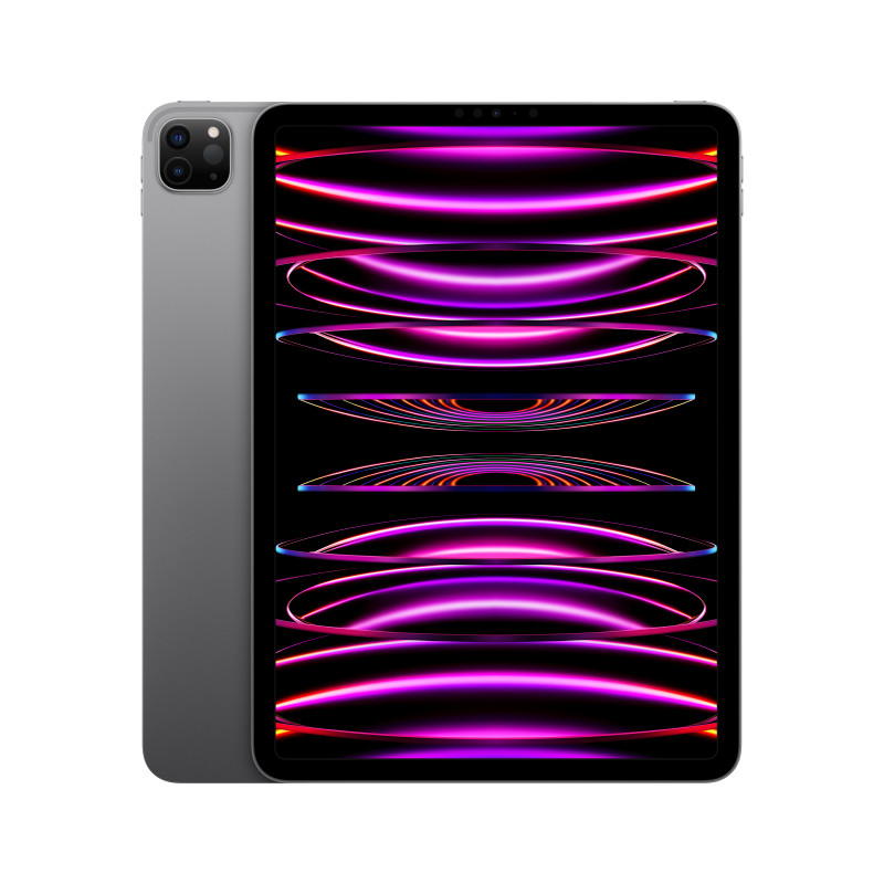 Produktbild för Apple iPad Pro 128 GB 27,9 cm (11") Apple M 8 GB Wi-Fi 6E (802.11ax) iPadOS 16 Grå