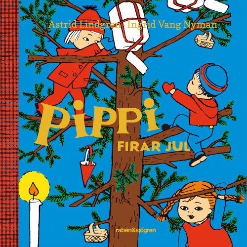 Astrid Lindgren Pippi firar jul (bok, board book)