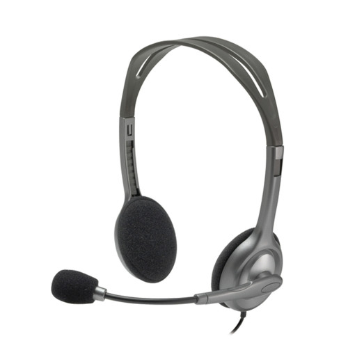 Logitech Logitech H111 Headset Kabel Huvudband Kontor/callcenter Grå