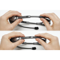 Produktbild för Logitech H111 Headset Kabel Huvudband Kontor/callcenter Grå