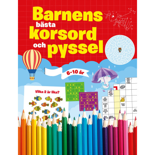 Bokförlaget Semic Barnens bästa korsord och pyssel (häftad)