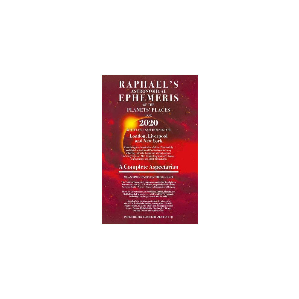 Produktbild för Raphael’s Ephemeris 2020 (häftad, eng)