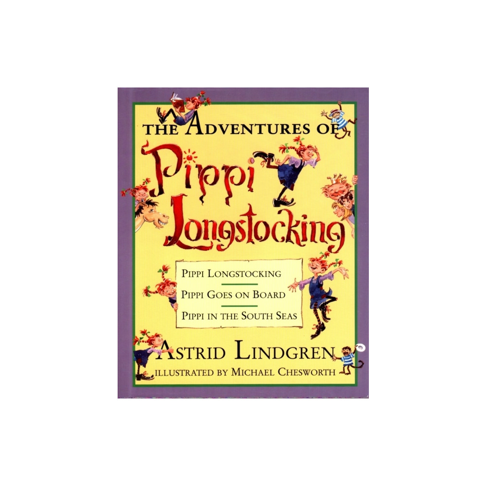 Produktbild för Adventures of Pippi Longstocking (inbunden, eng)