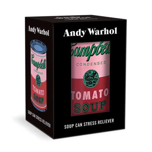 Galison Warhol Soup Can Stress Reliever