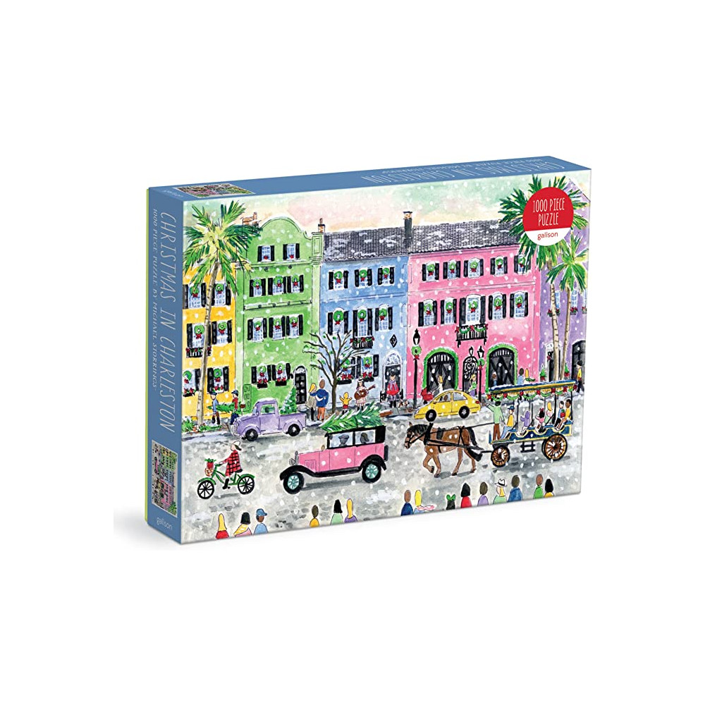 Produktbild för Michael Storrings Christmas in Charleston 1000 Piece Puzzle