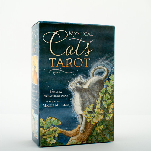 Lunaea Weatherstone Mystical Cats Tarot (78-card deck & 312-page book)