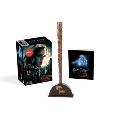 Running Press Harry potter hermiones wand with sticker kit - lights up! (pocket, eng)