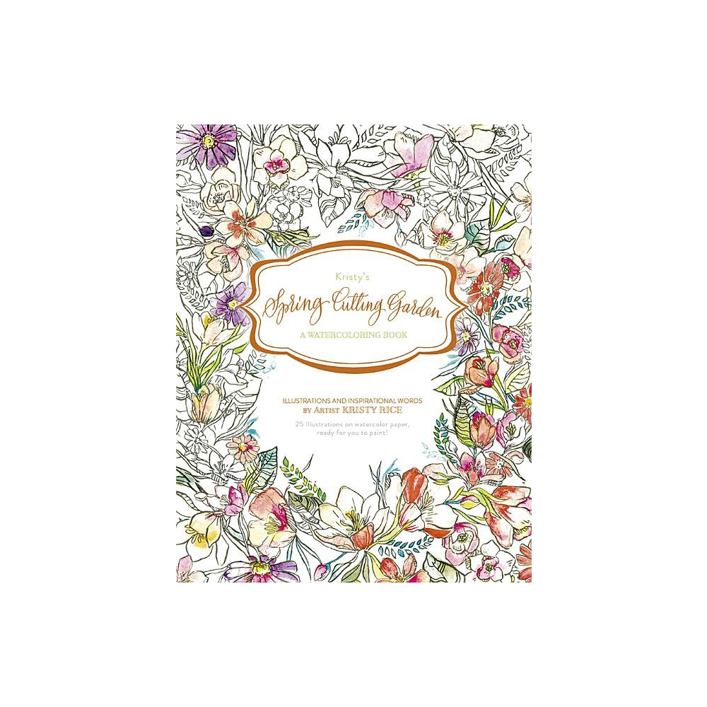 Produktbild för Kristys spring cutting garden - a watercoloring book (häftad, eng)