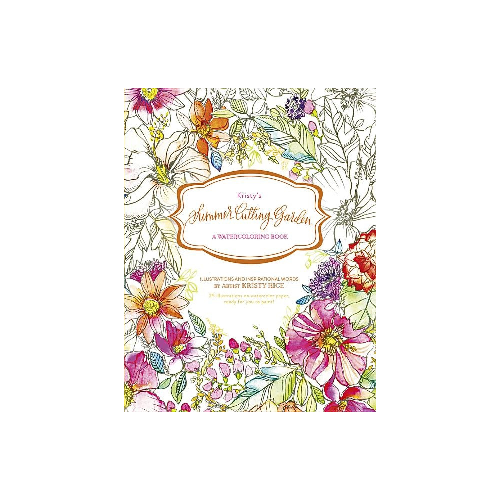 Produktbild för Kristys summer cutting garden - a watercoloring book (häftad, eng)