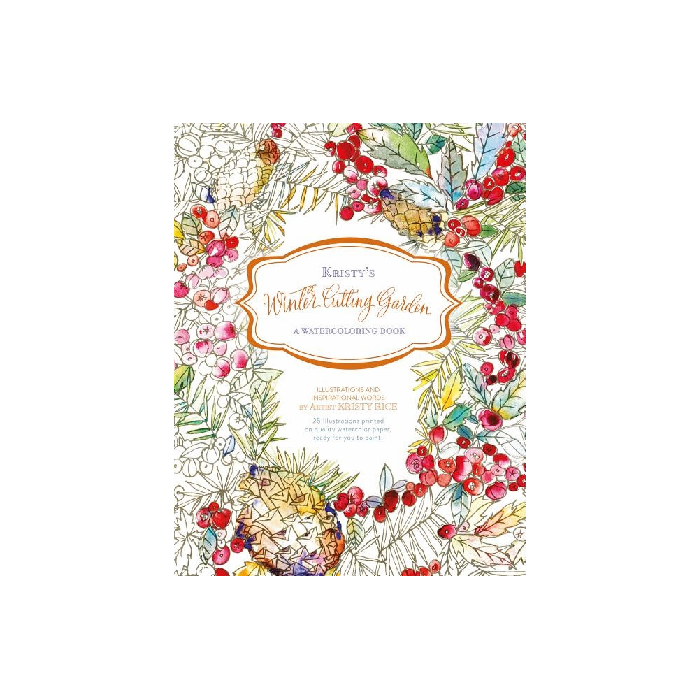 Produktbild för Kristys winter cutting garden - a watercoloring book (häftad, eng)