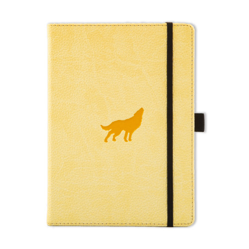 Dingbats* Notebook Dingbats* Wildlife A5+ Lined – Cream Wolf Notebook