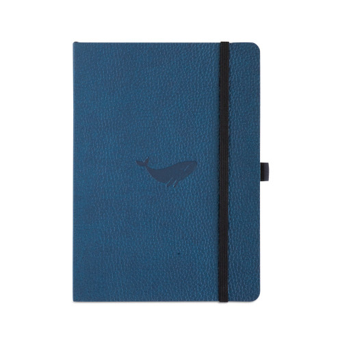 Dingbats* Notebooks Dingbats* Wildlife Soft Cover A5 Lined - Blue Whale Notebook