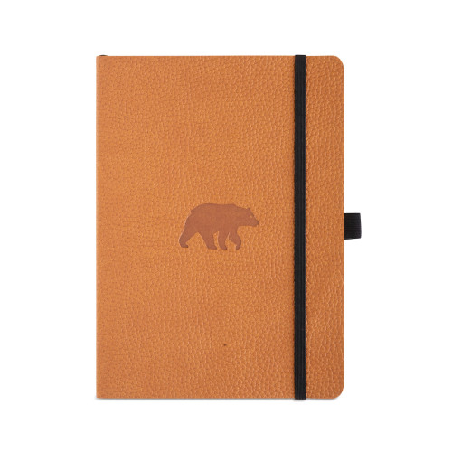 Dingbats* Notebooks Dingbats* Wildlife Soft Cover A5 Lined - Brown Bear Notebook