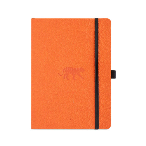 Dingbats* Notebooks Dingbats* Wildlife Soft Cover A5 Lined - Orange Tiger Notebook