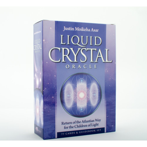 Moikeha Asar Justin Liquid Crystal Oracle Deck [77 cards, 292 pg guidebook]