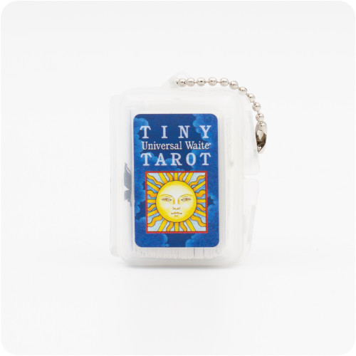 Pamela Smith Keychain, Tiny Tarot (Key Chain + Tiny Universal Waite Tarot