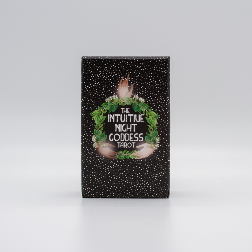 Produktbild för Intuitive Night Goddess Tarot: Deck & Guid