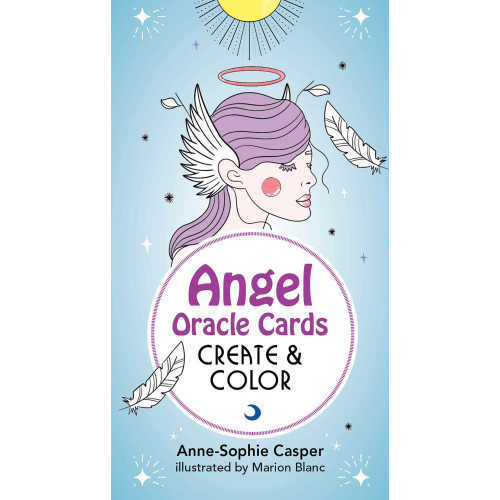 Casper Anne-Sophie Angel Oracle Cards: Create and Color