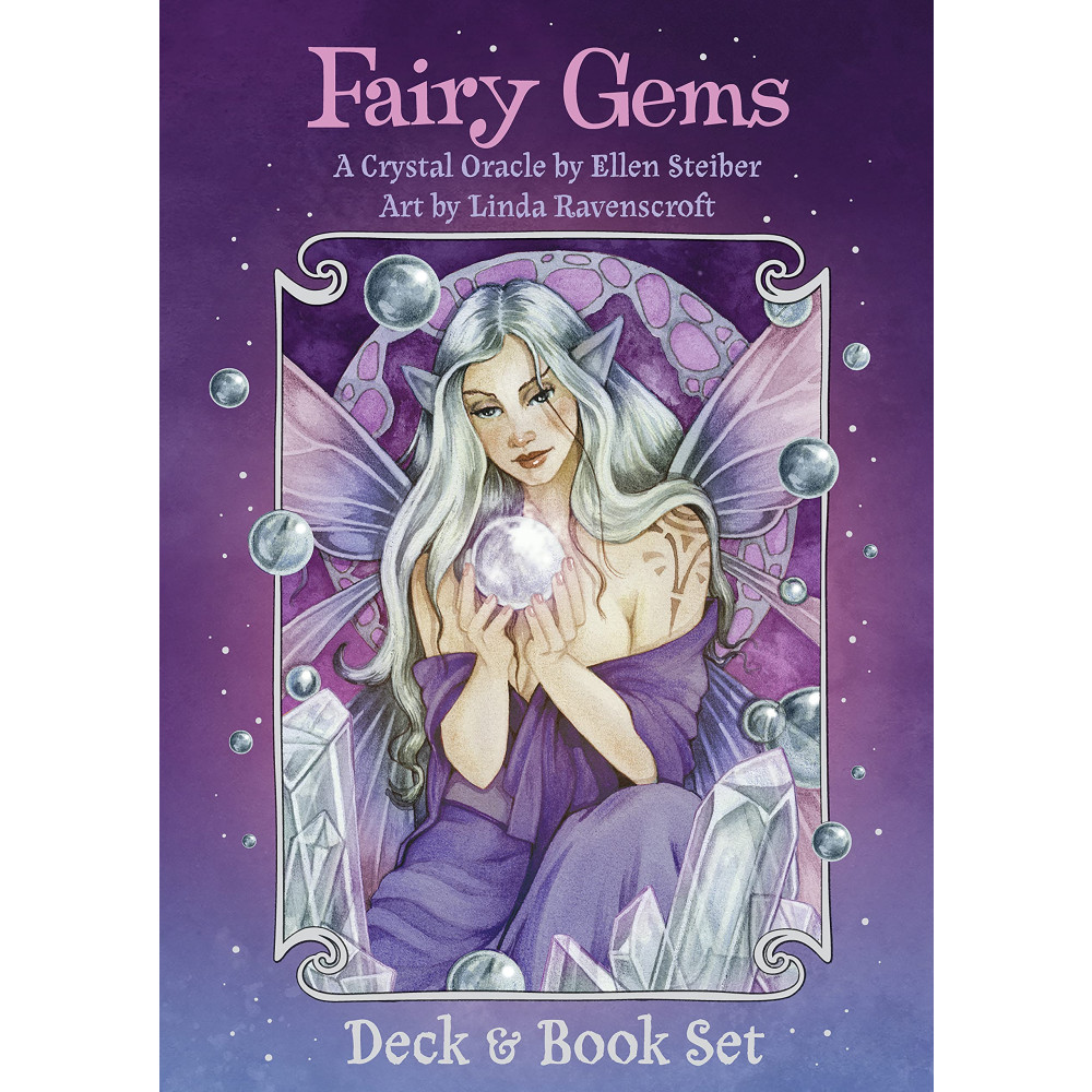 Produktbild för Fairy Gems Deck & Book Set Cards