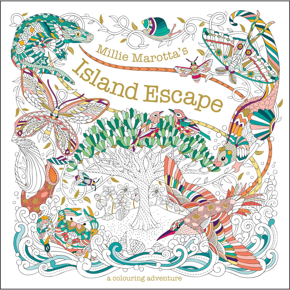Produktbild för Millie Marotta's Island Escape (häftad, eng)