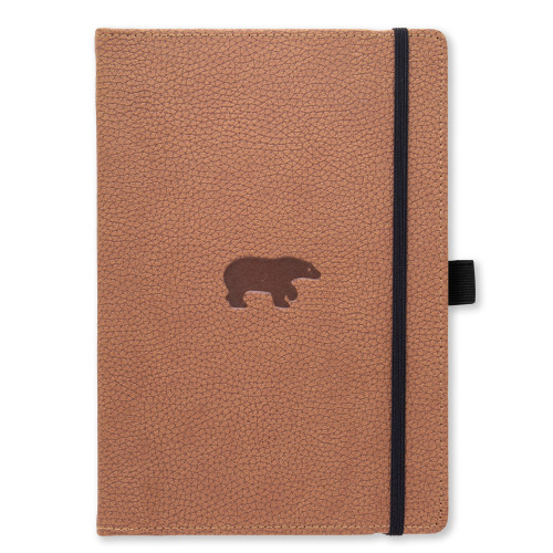 Notebooks Dingbats* Dingbats* Wildlife A5+ Dotted - Brown Bear Notebook