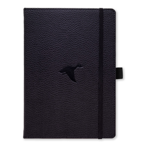 Notebooks Dingbats* Dingbats* Wildlife A5+ Dotted - Black Duck Notebook