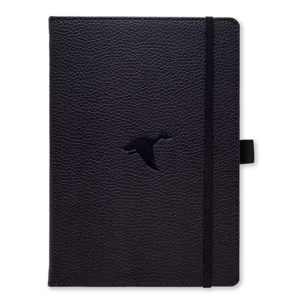 Produktbild för Dingbats* Wildlife A5+ Graph - Black Duck Notebook