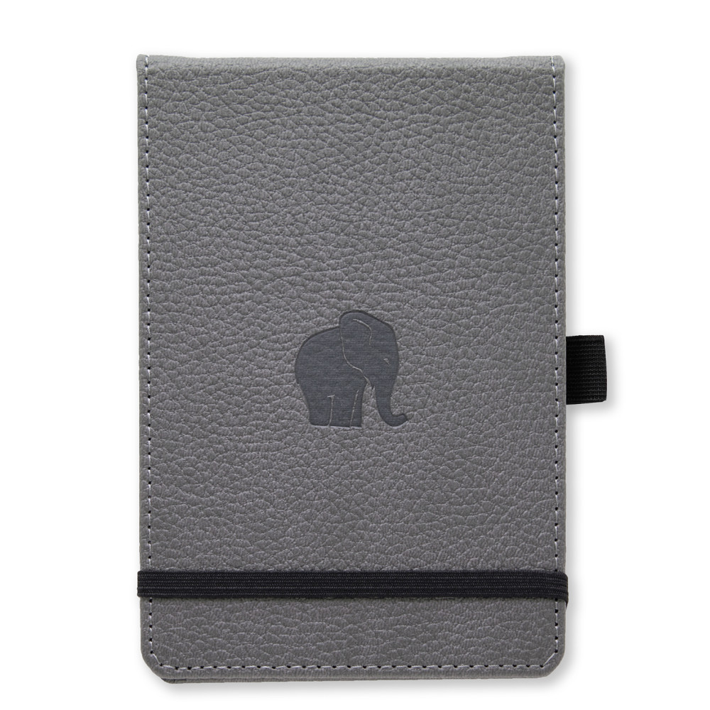 Produktbild för Dingbats* Wildlife A6+ Reporter Gra - Grey Elephant Notebook