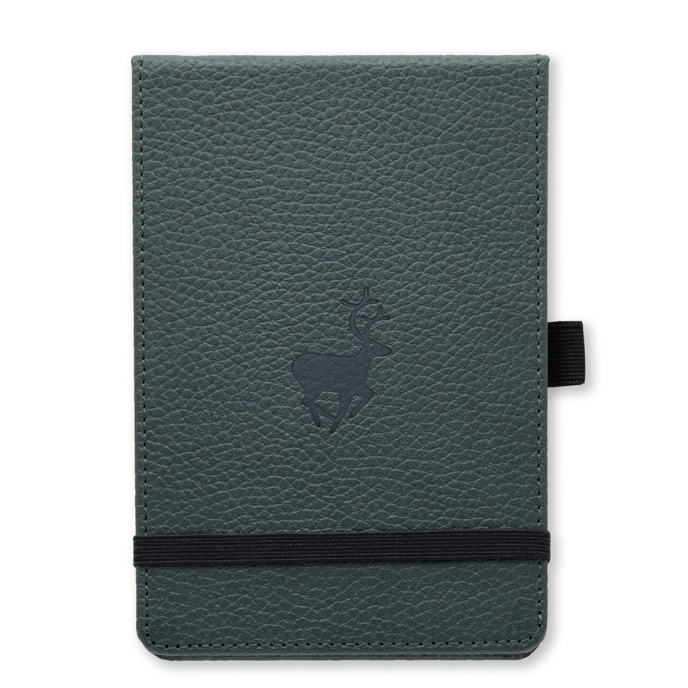 Produktbild för Dingbats* Wildlife A6+ Reporter Lined - Green Deer Notebook