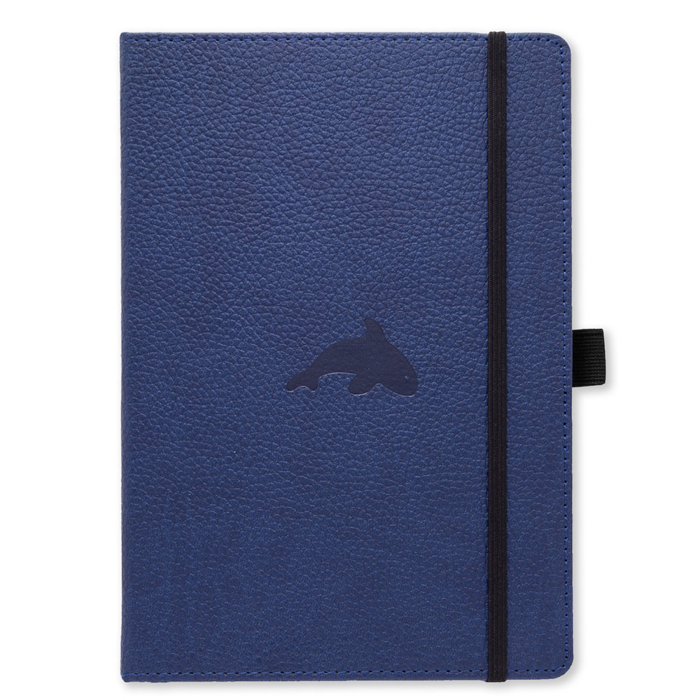 Produktbild för Dingbats* Wildlife A4+ Lined - Blue Whale Notebook