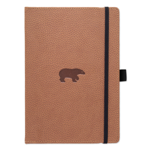 Dingbats* Notebooks Dingbats* Wildlife A4+ Dotted - Brown Bear Notebook