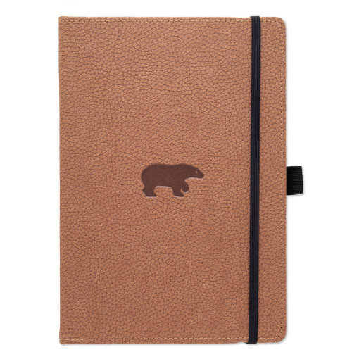 Dingbats*Notebooks LTD Dingbats* Wildlife A4+ Dotted - Brown Bear Notebook