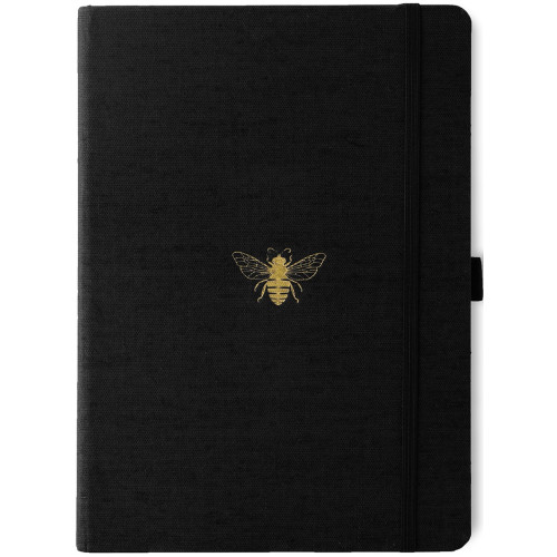 Dingbats* Notebooks Dingbats* Pro B5 Dotted - Black Bee Notebook