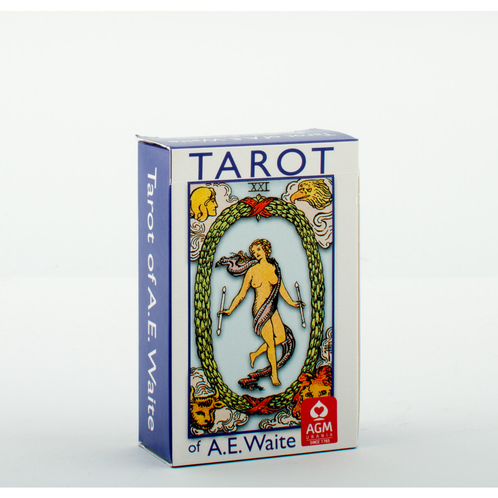 Produktbild för A.E. Waite Tarot Pocket Blue Edition