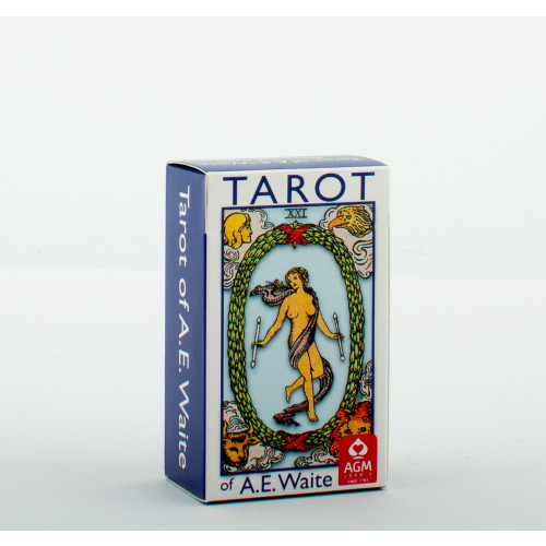 Pamela Colman Smith A.E. Waite Tarot Mini Blue Edition