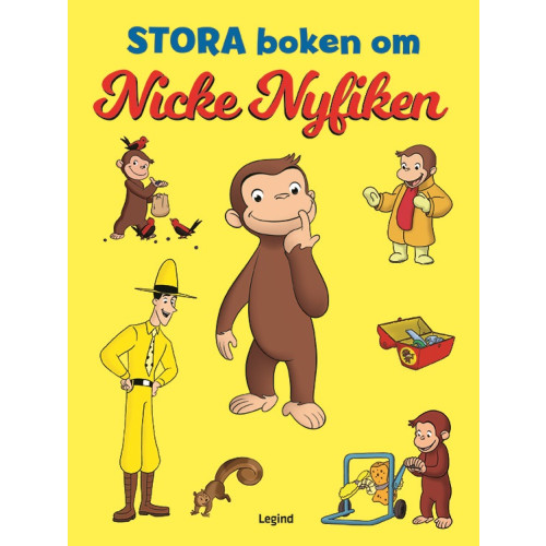 Legind A/S Stora boken om Nicke Nyfiken (inbunden)