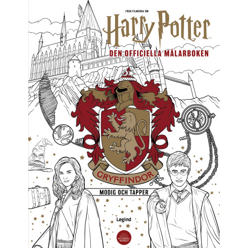 Legind A/S Harry Potter - Den officiella målarboken : Gryffindor (häftad)