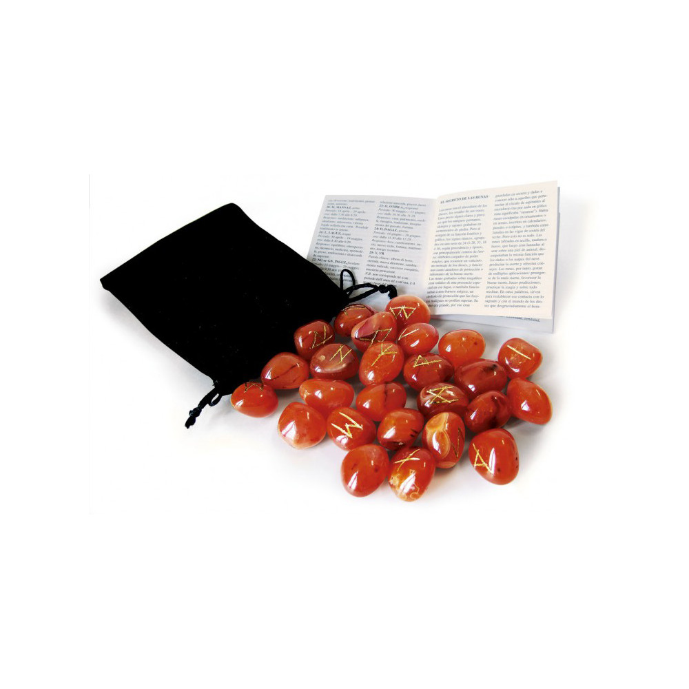Produktbild för Red Carnelian Runes