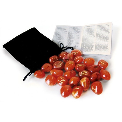 Lo Scarabeo Red Carnelian Runes