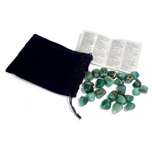 Lo Scarabeo Green Aventurine Runes