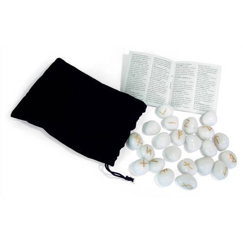 Lo Scarabeo White Onyx Runes