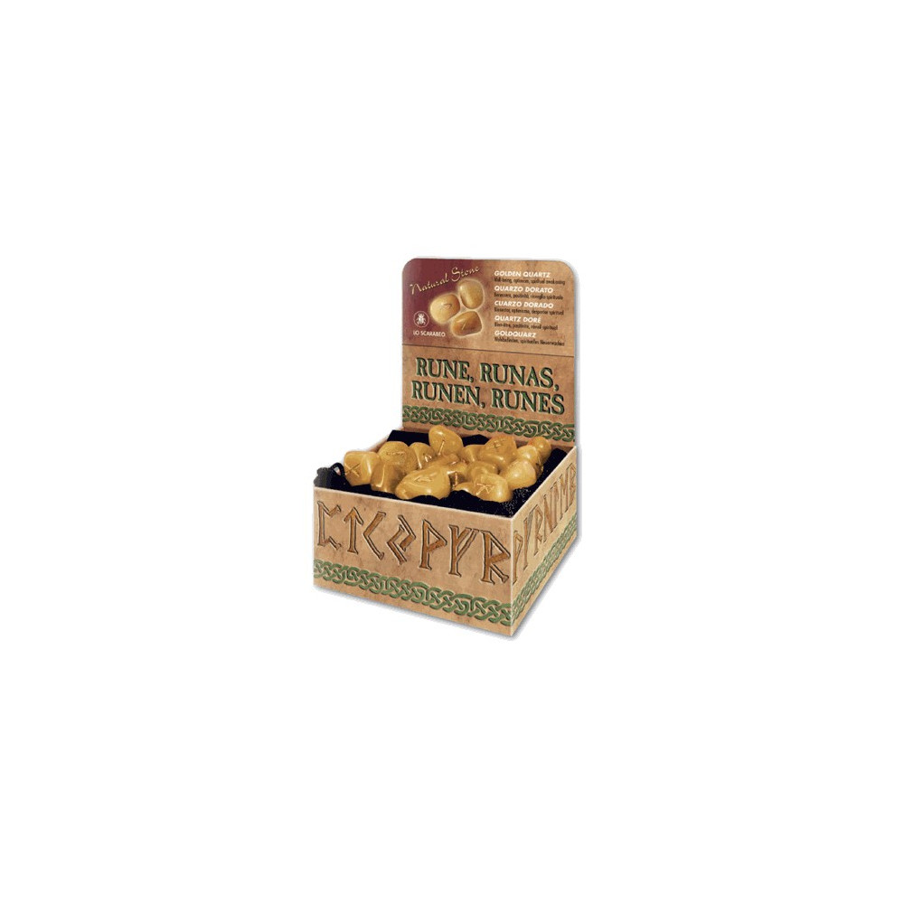 Produktbild för Golden Quartz Runes (inbunden, eng)