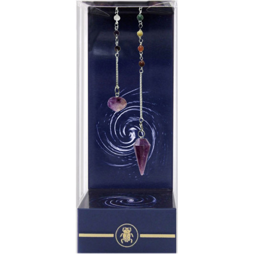 Lo Scarabeo Premium Amethyst Chakra Pendulum