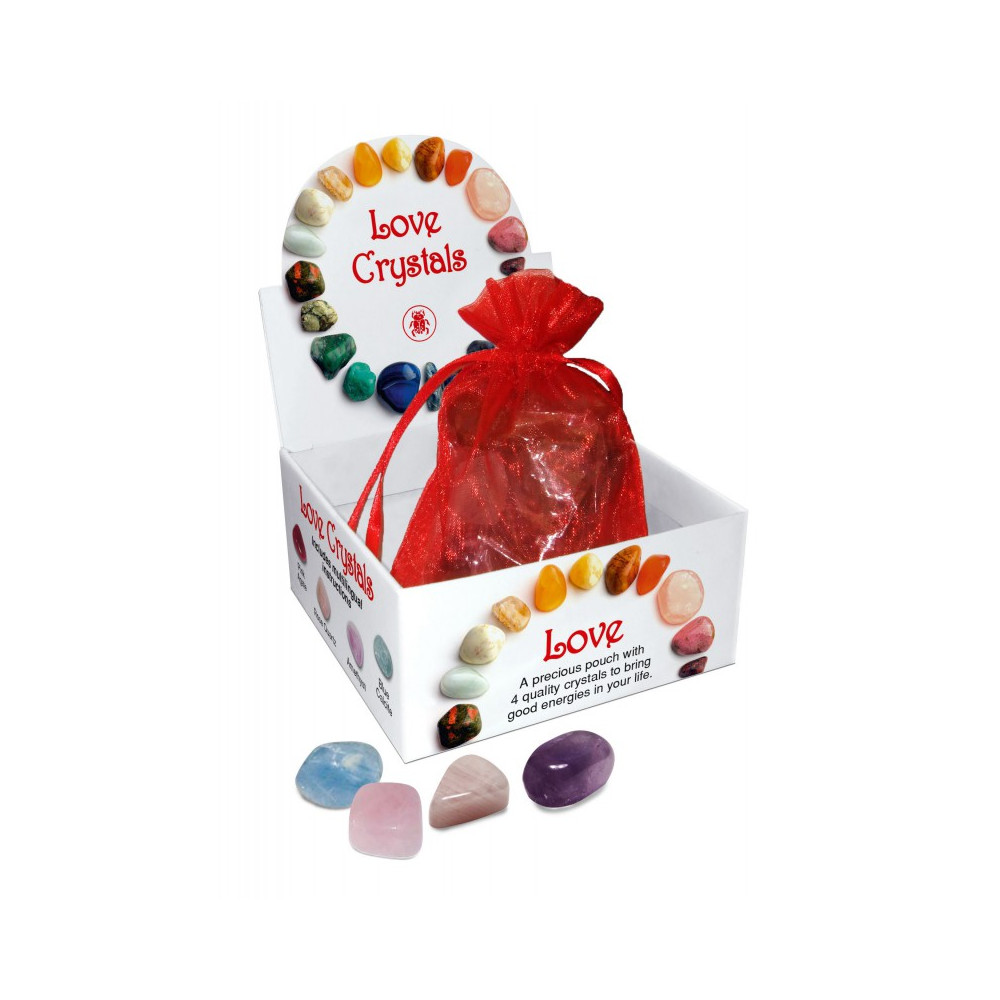 Produktbild för Love crystal talismans (häftad, eng)
