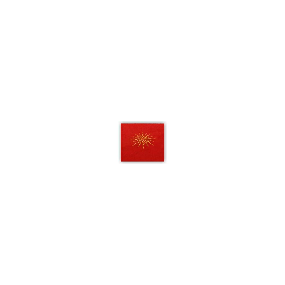 Produktbild för Tarot Cloth Sun Red