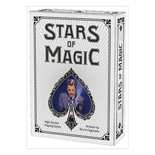 Bruno Faganello STARS OF MAGIC PLAYING CARDS - WHITE PC54